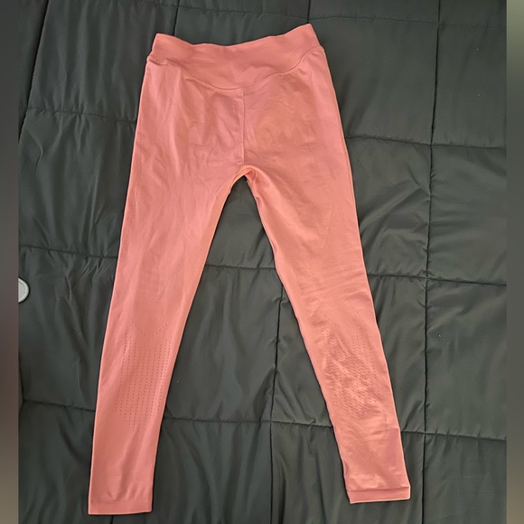 Gymshark Sweat Seamless Leggings, Women’s Size L, Terracotta Pink - Picture 3 of 7
